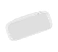Simple Fashion PVC Pen Bag Clear Display Window Easy To Carry School Office Travel Essentials Permanent Impermeable Writing Instrument Storage, white