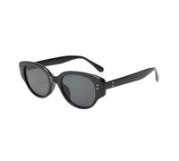 Simple Fashion Women's Street Shooting Sunglasses Outdoor Shopping Commuting Party(Black)