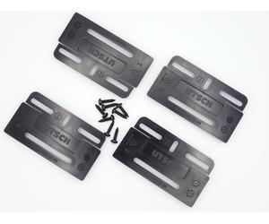 Simple Fix 2X License Plate Holder Set Frameless Car License Plate Holders