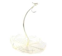 Simple Fruit Bowl with Banana Hanger, Modern Bird Shape Basket with Banana Hanger for Kitchens, Dining Table, Metal Holders