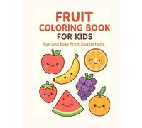 Simple Fruit coloring Book for kids