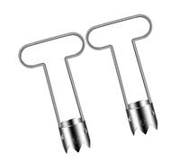 Simple Fruit Penetrating Tool for Outdoor Event Metal Citrus Corer with Ergonomic Handle Vegetable Cores Remover Fruit Salad Preparation Tool