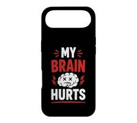 Simple Funny gym workout quote My brain Hurts Case for iPhone Air