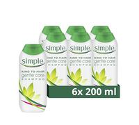 Kind to Hair Gentle Care 'Shampoo', 6pk x 200ml Simple White One Size