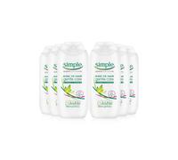 Simple Women's Gentle Conditioner 6x200ml Sensitive Scalp in White