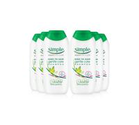 Simple Gentle Shampoo 6X200Ml Sensitive Scalp In White White