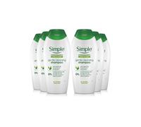 Simple Gentle Shampoo 6X400Ml Sensitive Scalp In White White