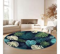 Simple Geometric Lines Round Rug 60 cm, Black Gold Washable Non-Slip Circle Rugs, Soft Circular Dining Room Rug Thin Print Flannel Carpet for Bedroom Living Room Office Playroom
