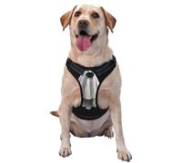 Simple Ghost Floating In The Air No Pull Dog Harness Adjustable Reflective Oxford Easy Control Medium Large Dog Harness