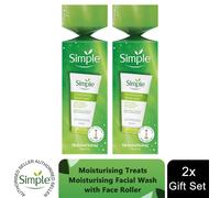 Simple Moisturising Treats Gift Set with a facial wash and a jade face roller perfect for any occasion 1 piece