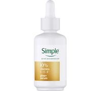 Simple Glow+ 10% Vitamins C + E + F Serum Skin Care for Dry or Dehydrated Skin,