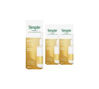 Simple Glow+ Serum 10% Vitamins C+E+F, 30ml, 3 Pack - Brightens Skin, Reduces Dark Spots & Dullness, Hydrates & Revitalizes, Lightweight Daily Skincare Booster