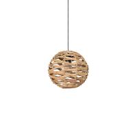 Simple Hand-Woven Rattan Ball Pendant Light 11.8in Tea Room Living Room Study HangingLamp Hotel Corridor Bedroom Bedside Small Chaners For Kitchen Island Table Lighting Fixture