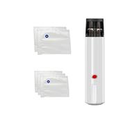 Simple Handheld Vacuum Sealer with Fast Seal Process Works Well for Firm and Soft Foods Single Tap Vacuum Sealer