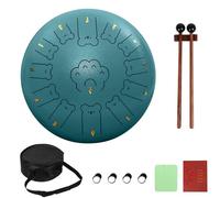Simple Handpan Drum 13 Tone Grip Plan Musical Instrument for Kids Adults Music Lectures Rest Counseling Mild Steel Handpan Drum
