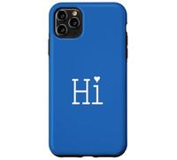 Simple Heart Hi Message Tee - Minimalist Design Case for iPhone 11 Pro Max
