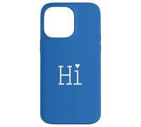 Simple Heart Hi Message Tee - Minimalist Design Case for iPhone 14 Pro Max