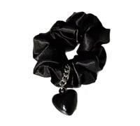 Simple Heart Pendant Hair Ties Unique Sweet Cool Hairband Stretchy Hair Ties Ponytail Holder Women Hair Elastics Bands Hair Scrunchies Ornaments Headbands For Thick Hair No Damage