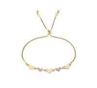 Simple Heart-shaped Thin Adjustable Bracelet,Architectural Watch-style Design Women's Wrist Accessory,Exquisite Heart Gift Suitable for Daily Wear