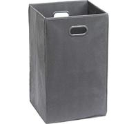 Simple Houseware Foldable Closet Laundry Hamper Basket, Dark Grey