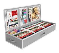 Simple Houseware Wrapping Paper Storage Container, Gray