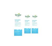Simple Hydrate+ Eye Gel Soothing Hydration for Tired Eyes 25ml - 3 pack