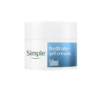 Simple Hydrate+ Facial Moisturiser hydrating actives + hyaluronic acid for multi-layer* hydration for up to 100 hours 50 ml