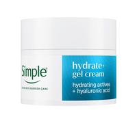 Simple Hydrate+ Facial Moisturiser Lightweight Refreshing Face Cream, 50Ml In White White