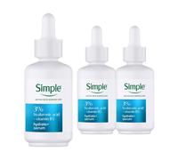 Simple Hydrate+ Serum 3% Hyaluronic Acid + B5 Boost 30ml, 3 Pack