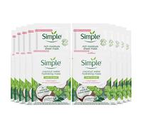 Simple Hydrating Coconut Water + Rich Moisture Sheet Mask Bundle - 10 Pack