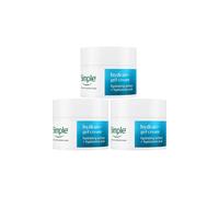 Simple Hydrating Gel Cream 3X50Ml Moisturiser In White White