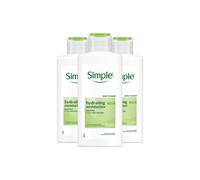 Simple Hydrating Light Moisturiser 3X125Ml 12H In White White
