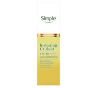 Simple Hydrating UVA/UVB high sun protection UV Fluid SPF 50 helps protect the skin barrier and visibly reduces dark spots 40 ml