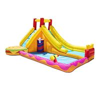 Simple Inflatable Bounce House Water Castle Bouncy Castle Games Set with Slide Huge Combo Slide with Pool