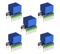 Simple Installation TMC2209 Stepper Motor Driver for 3D Printers Includes Advanced Microstepping Technology with Heat Sink
