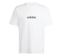 Adidas T-shirt Essentials Linear Single Jersey Tee White/Black 3XL