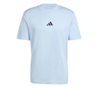 Adidas Essentials Small Logo Single Jersey Short Sleeve T-shirt Blue 2XL / Regular Men