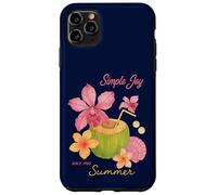 Simple Joy Summer Tropical Coconut Floral Beach Case for iPhone 11 Pro Max
