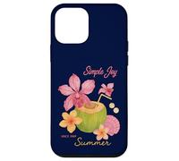 Simple Joy Summer Tropical Coconut Floral Beach Case for iPhone 12 mini