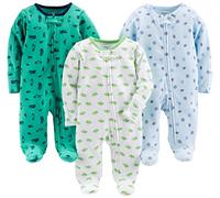 Simple Joys by Carter's Baby 3-Pack Neutral Sleep and Play, Cars/Dinosaur/Sports Pack, Preemie