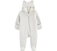 Simple Joys by Carter's Baby Fleece Footed Jumpsuit Pram, Grey, 0-3M