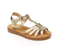 Simple Joys by Carter's Girl's Freya Gladiator Sandal, Gold, 4 Toddler