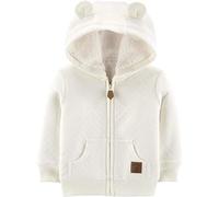 Simple Joys by Carter's Unisex Babies' Hooded Jumper Jacket with Sherpa Lining, Oatmeal, 12 Months