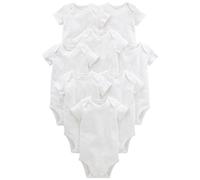 Simple Joys by Carter's unisex-baby 8-pack Short-sleeve Bodysuit, White, Preemie