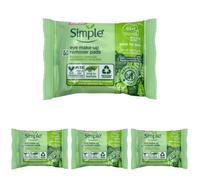 Simple Kind To Eyes Eye Make Up Remover Pads 30 Pieces (Pack of 4)