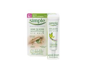Simple Kind to Eyes Soothing Eye Balm 15ml Pack of 3