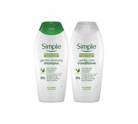 Simple Kind To Hair Shampoo & Conditioner Bundle 400Ml In White White