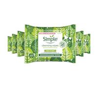 Kind To Skin, Biodegradable Cleansing Make Up Remover Face Wipes For Women, Perfect for Sensitive Skin 1 Months Supply (6 Packs Of 20 Wipes)