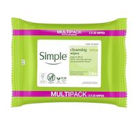 Simple Kind to Skin Cleansing Wipes Biodegradable 50wipes