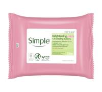 Simple Protect 'N' Glow Instant Glow Wipes - Biodegradable - For Sensitive Skin - 20 wipes